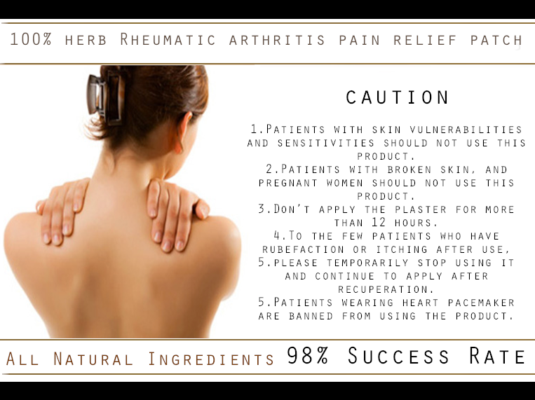 Fast Pain Relief Patch Aches Backache Arthritis Joints Swelling Bruises